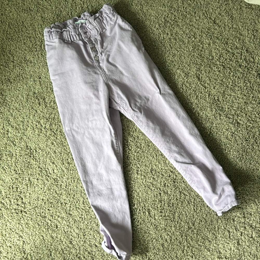 Zara high waisted PAPERBAG Jeans